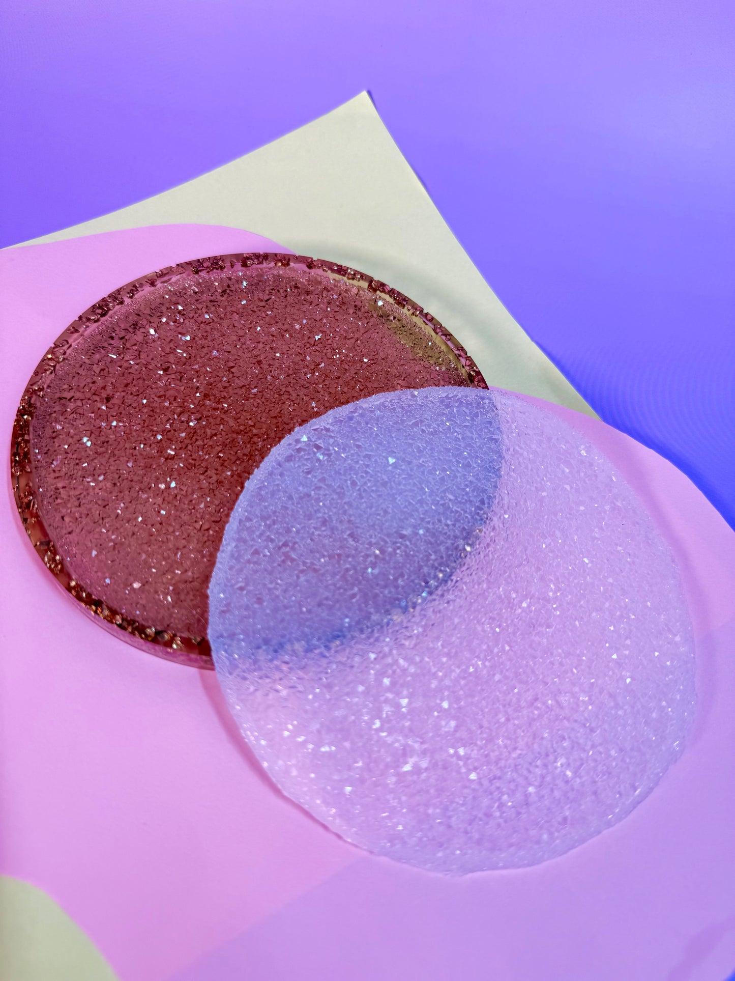 Druzy Inlay rund groß