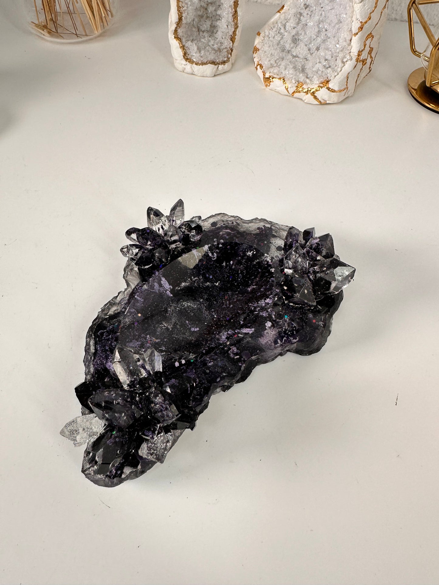 Kristall Schälchen aus Epoxidharz A