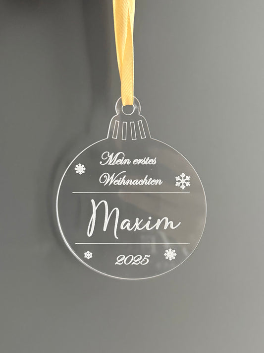 Mein erstes Weihnachten Baby Geschenk für den Tannenbaum