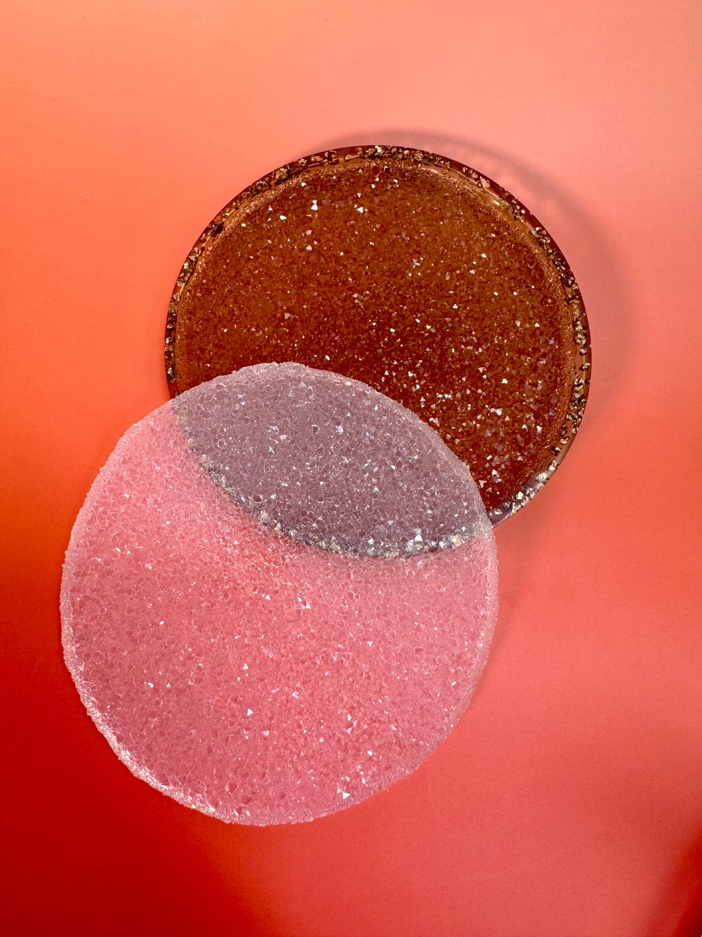 Druzy Inlay rund groß