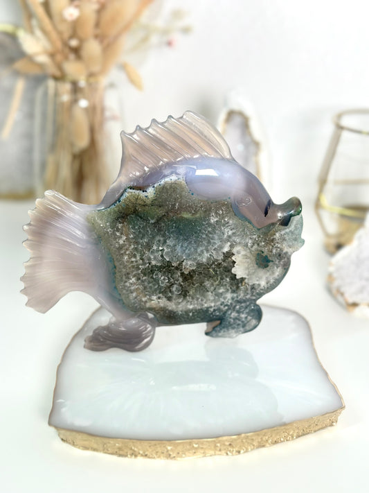 Achat Fisch Carving