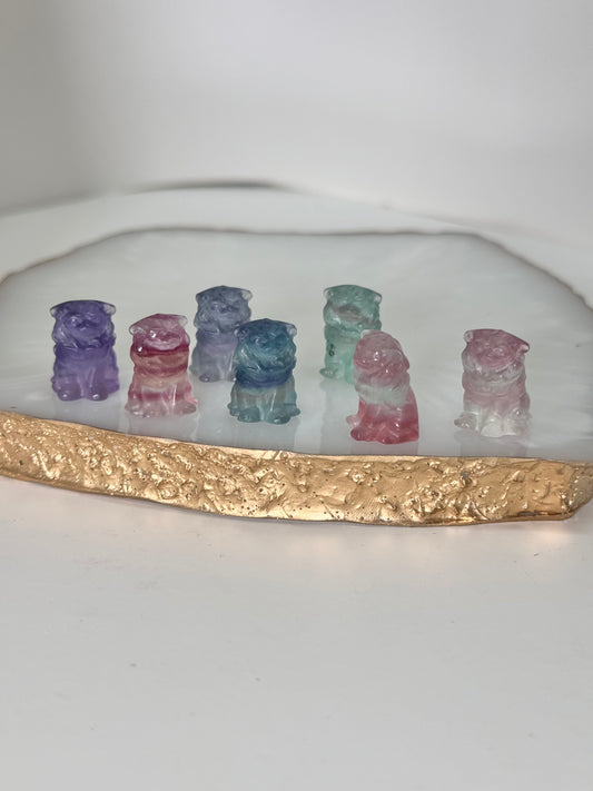 Mystery Mini Fluorit Löwe