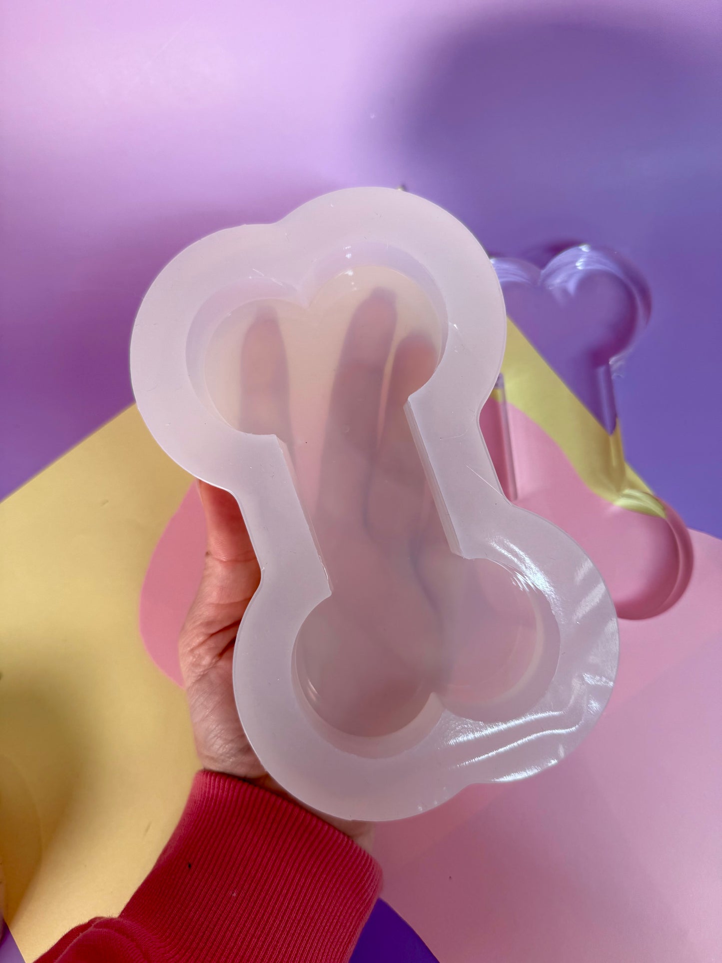 Silikonform Knochen groß