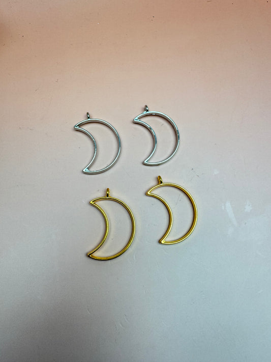 Lünette Mond im 2er Set zum Arbeiten mit UV Epoxidharz (Resin)