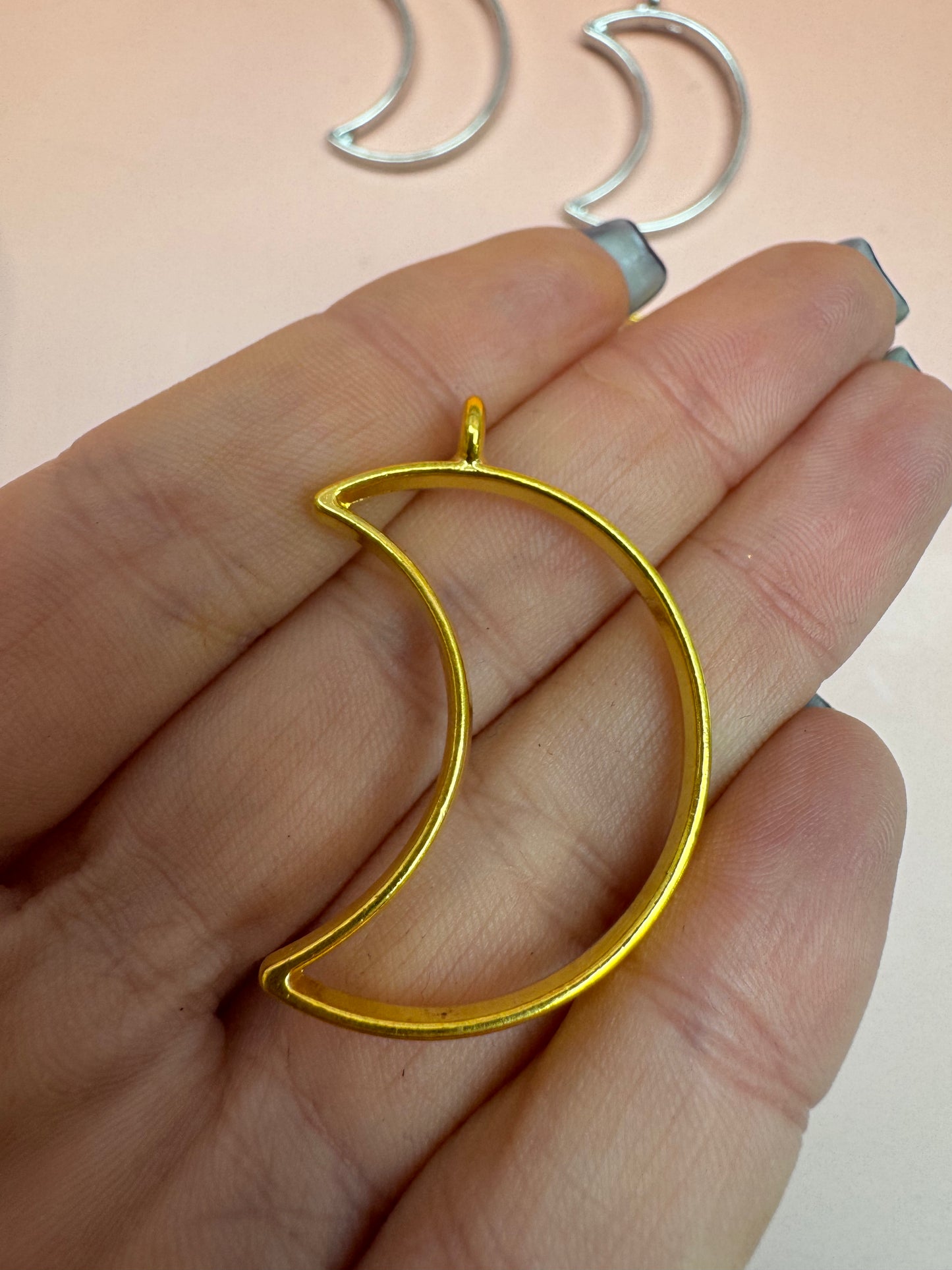 Lünette Mond im 2er Set zum Arbeiten mit UV Epoxidharz (Resin)