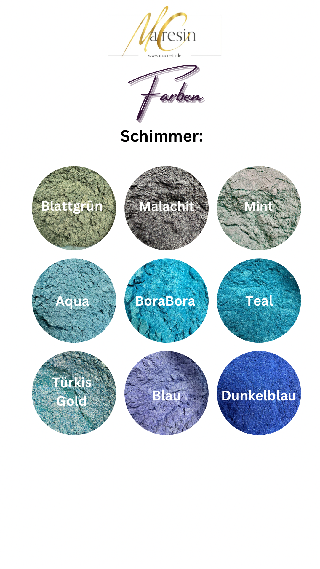 Glitzer Schälchen rund nicht transparent