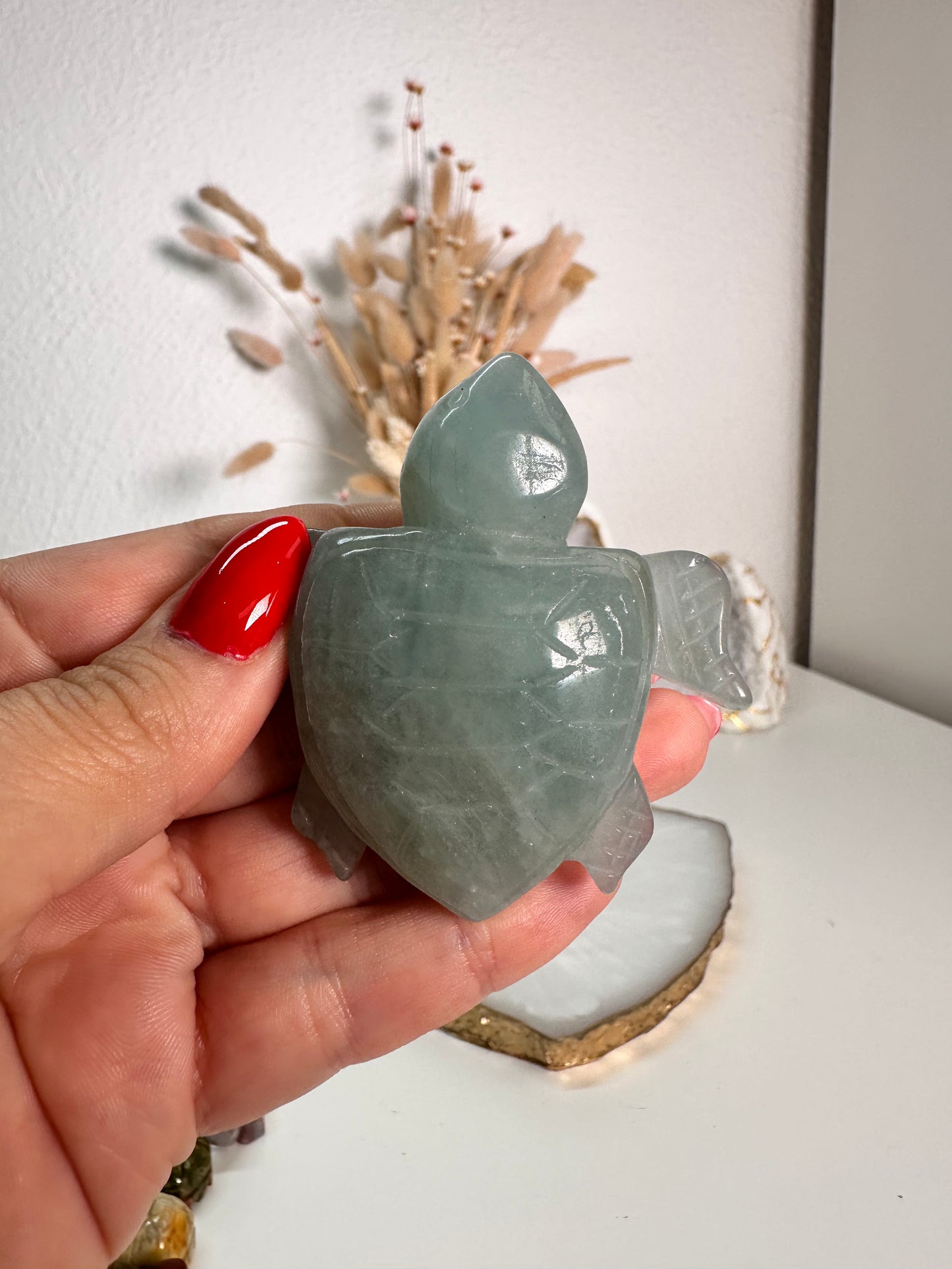 Aquamarin Schildkröte 39P