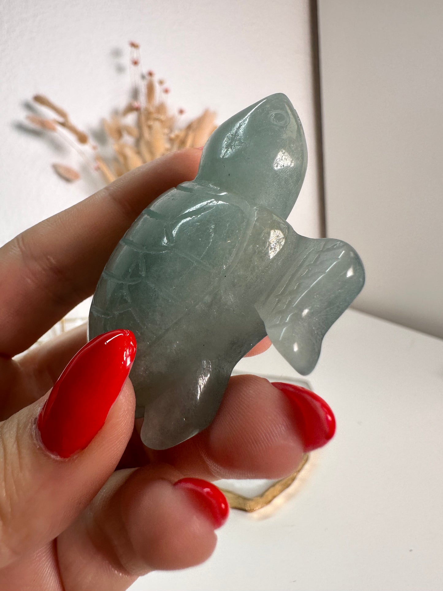 Aquamarin Schildkröte 39P
