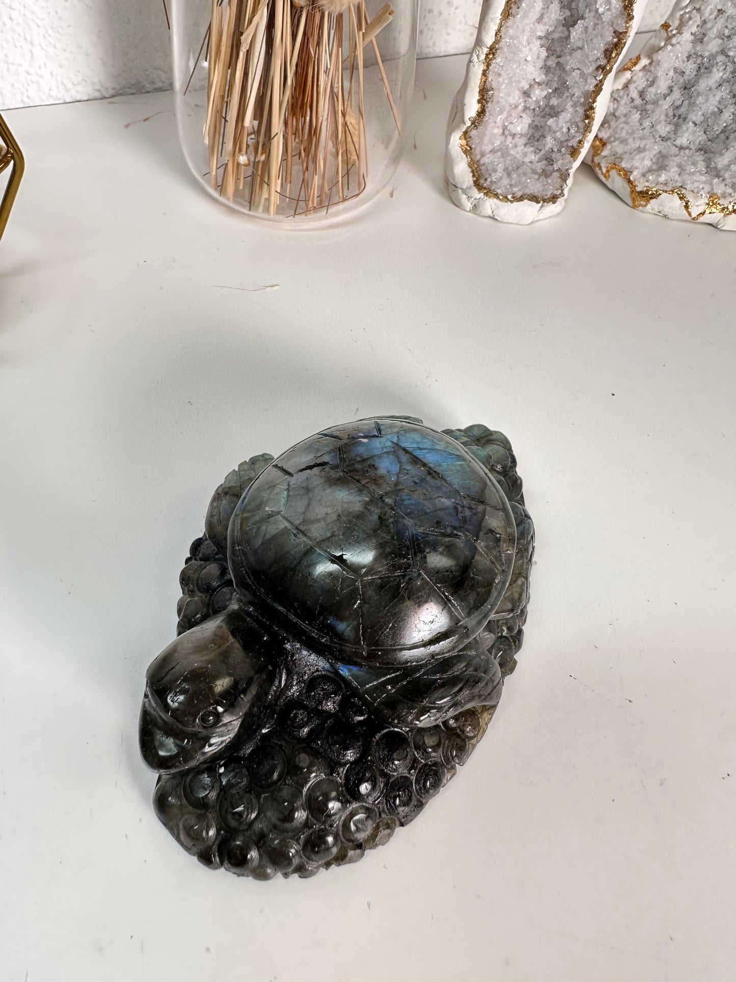 Labradorit Schildkröte 69F