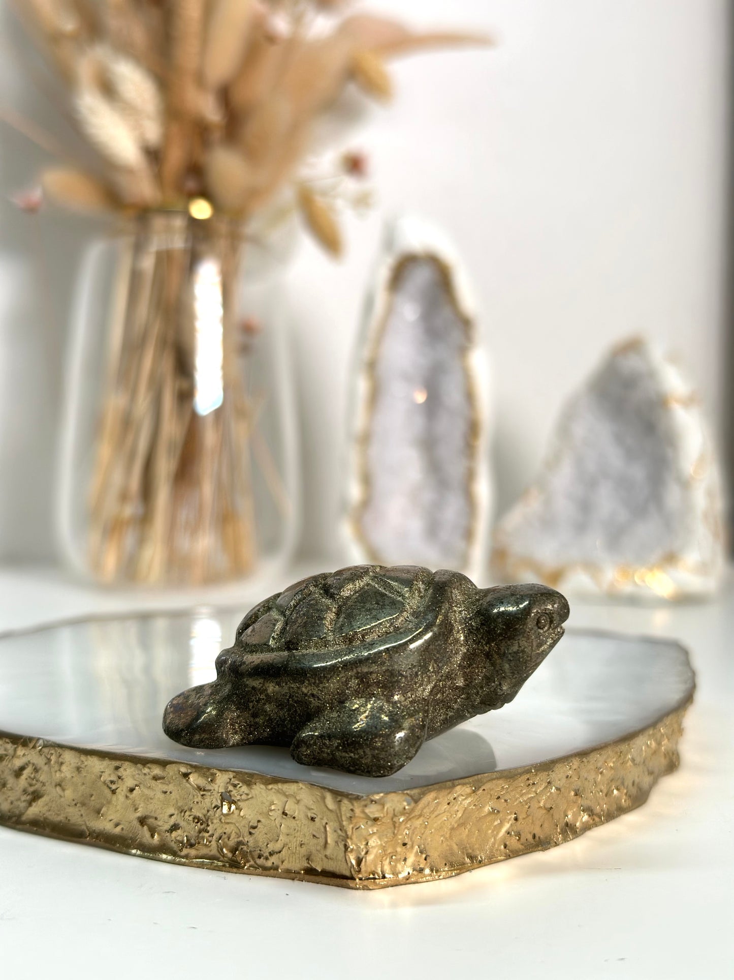 B-Ware Pyrit Schildkröte 18F