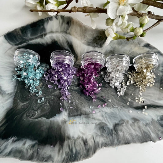 Kleine Glassteine für Deine Resin Kunstwerke