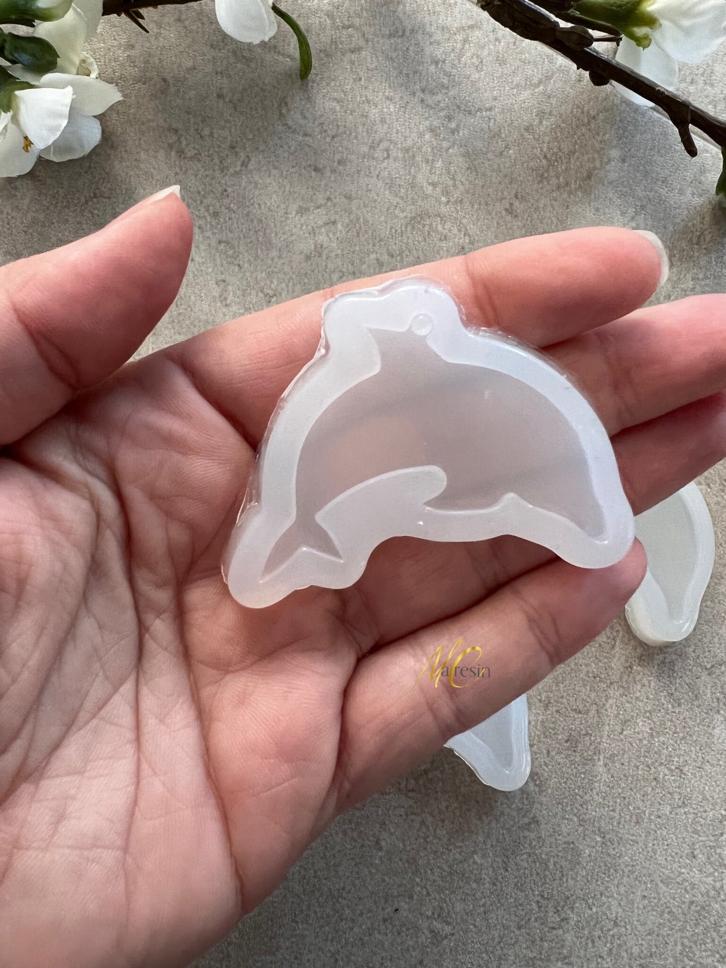 Silikonform Delfin Anhänger
