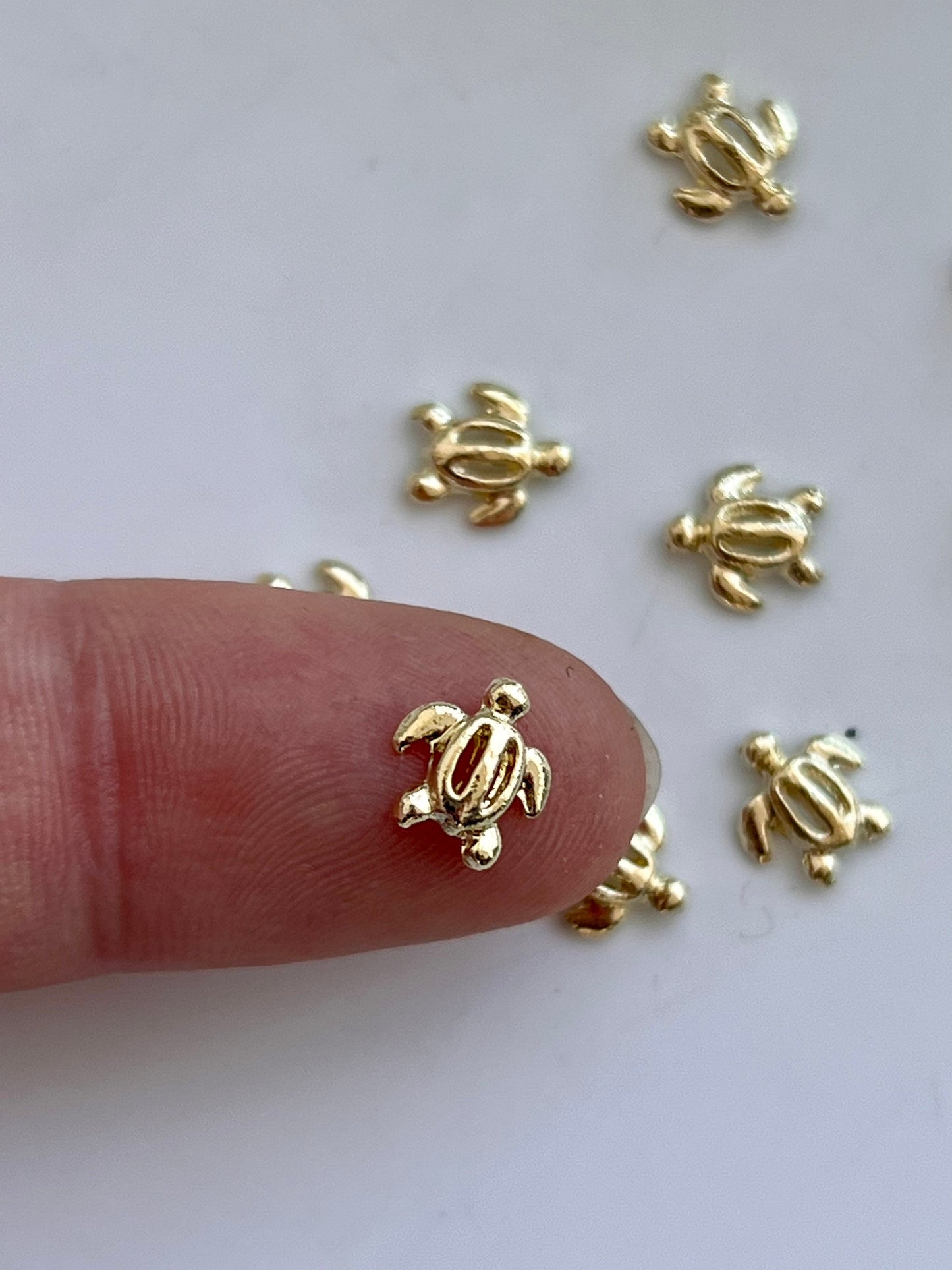 Schildkröte in Gold