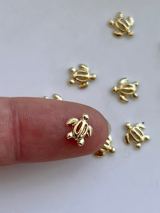 Schildkröte in Gold