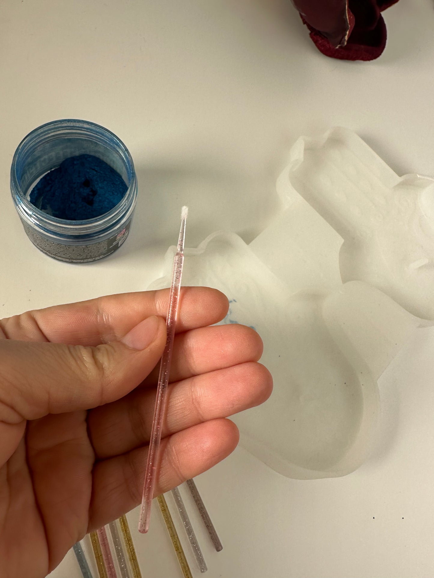 Mini Tupfer zum Auftragen von Pigment