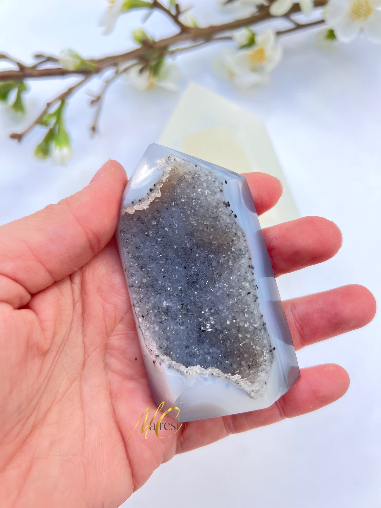 Silikonform Druzy Achat Turm Nr. 5
