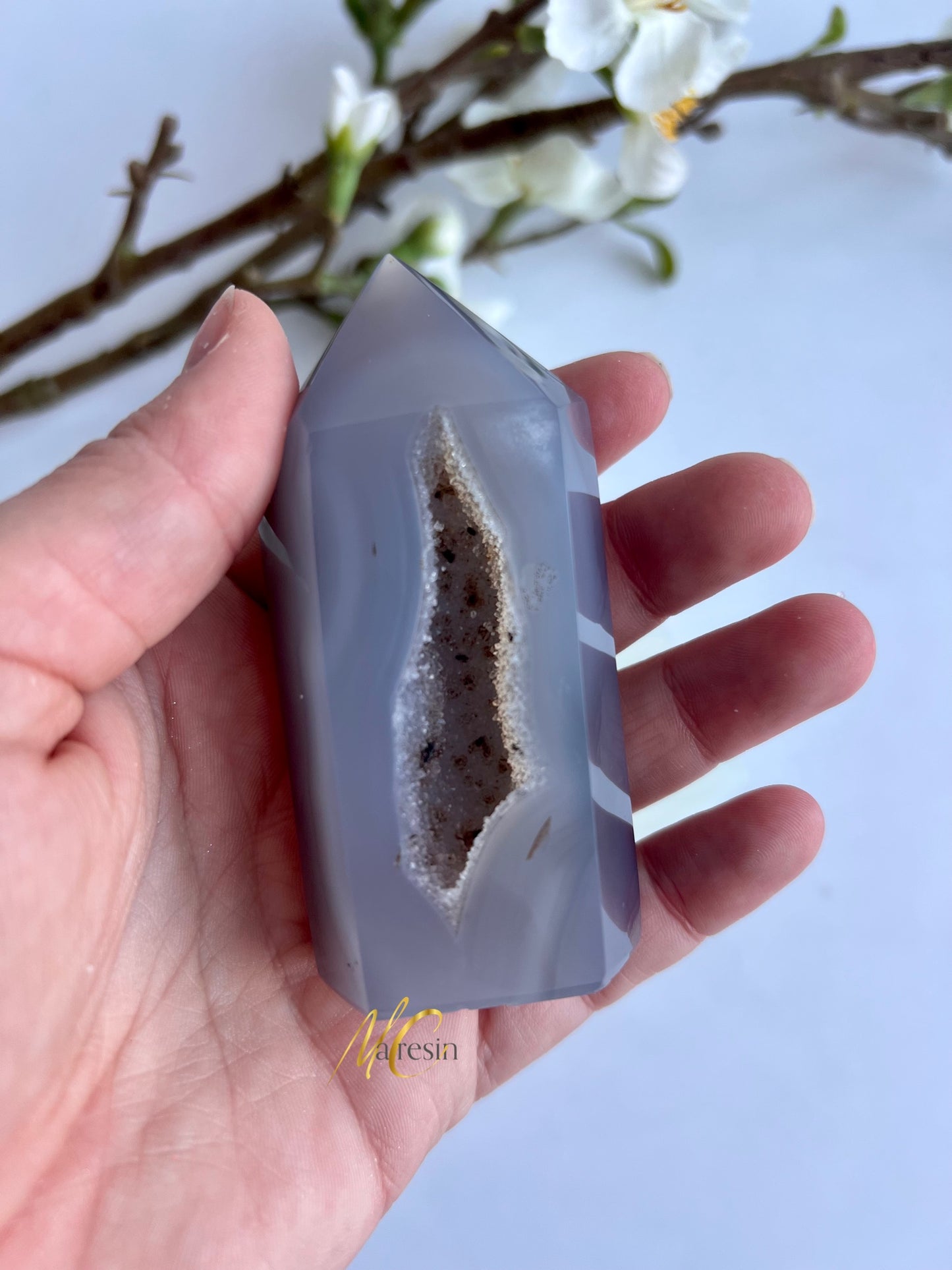 Silikonform Druzy Achat Turm Nr. 4