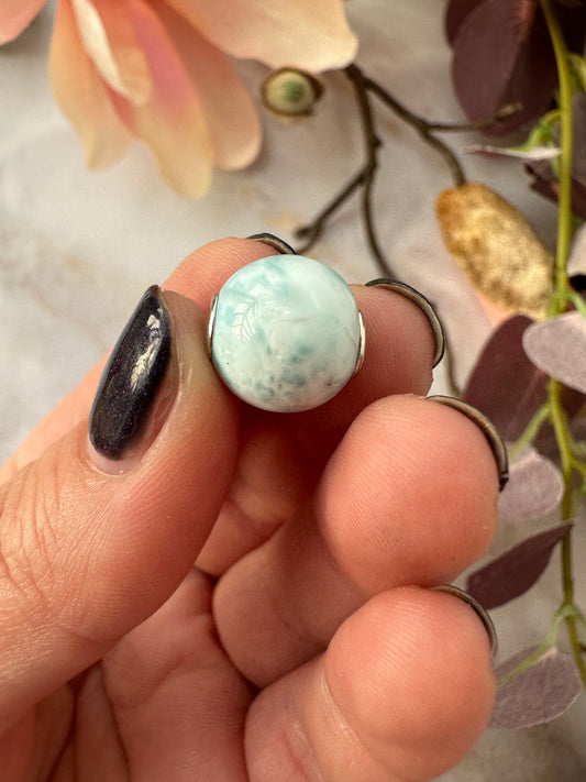 Larimar Kugel silber Nr.45C