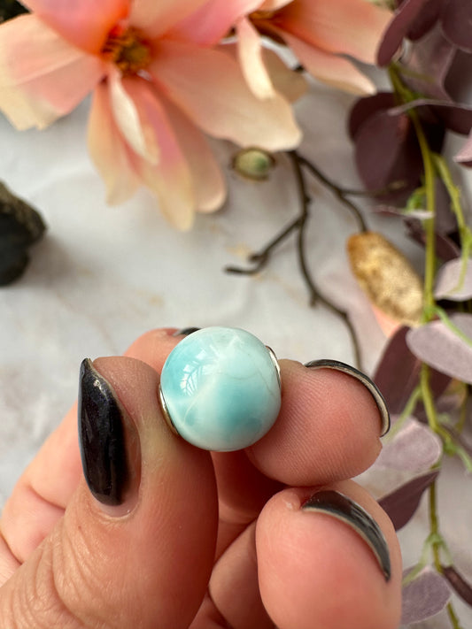 Larimar Kugel silber Nr.45M