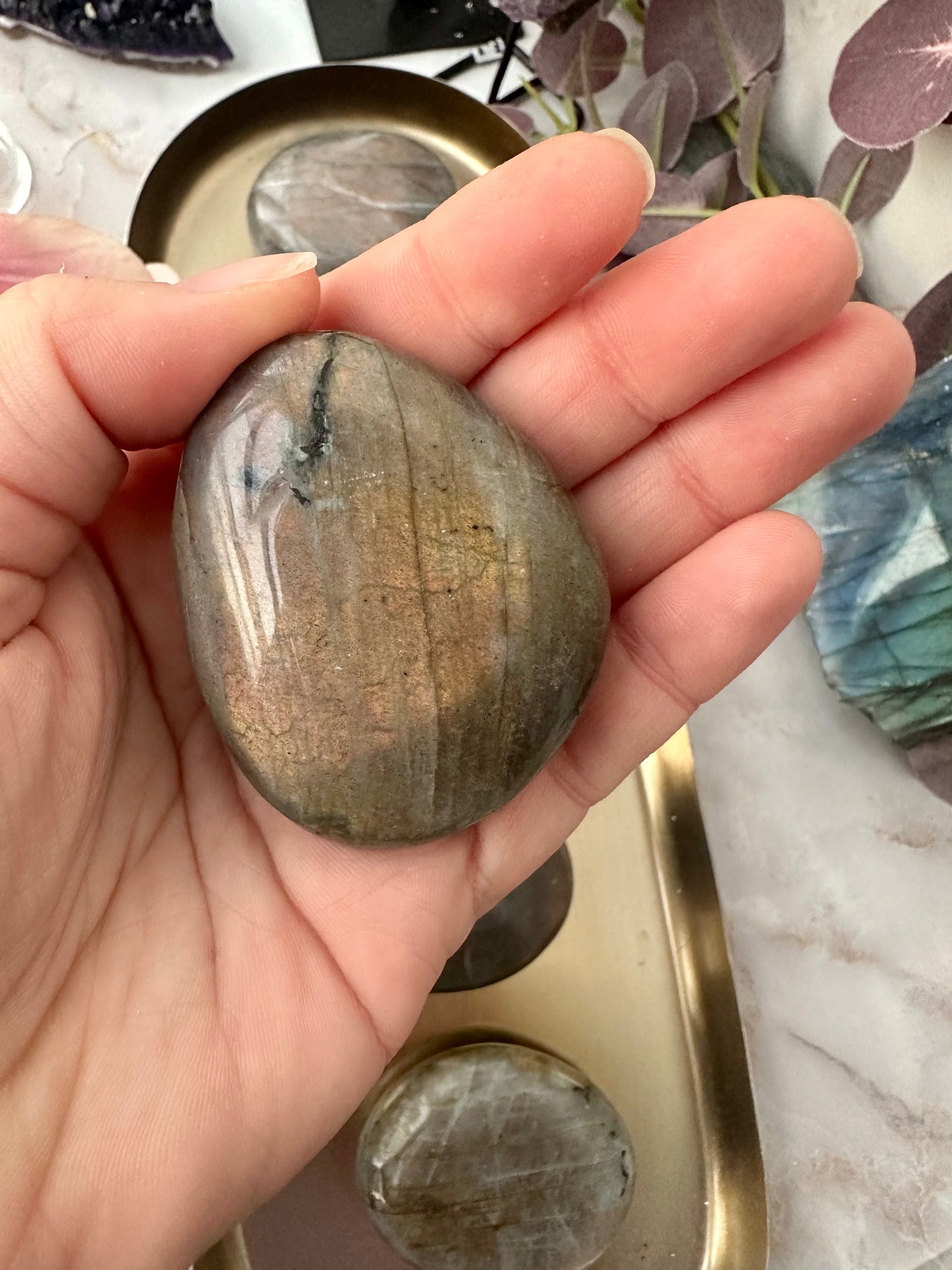 Labradorit Palmstone Handstein