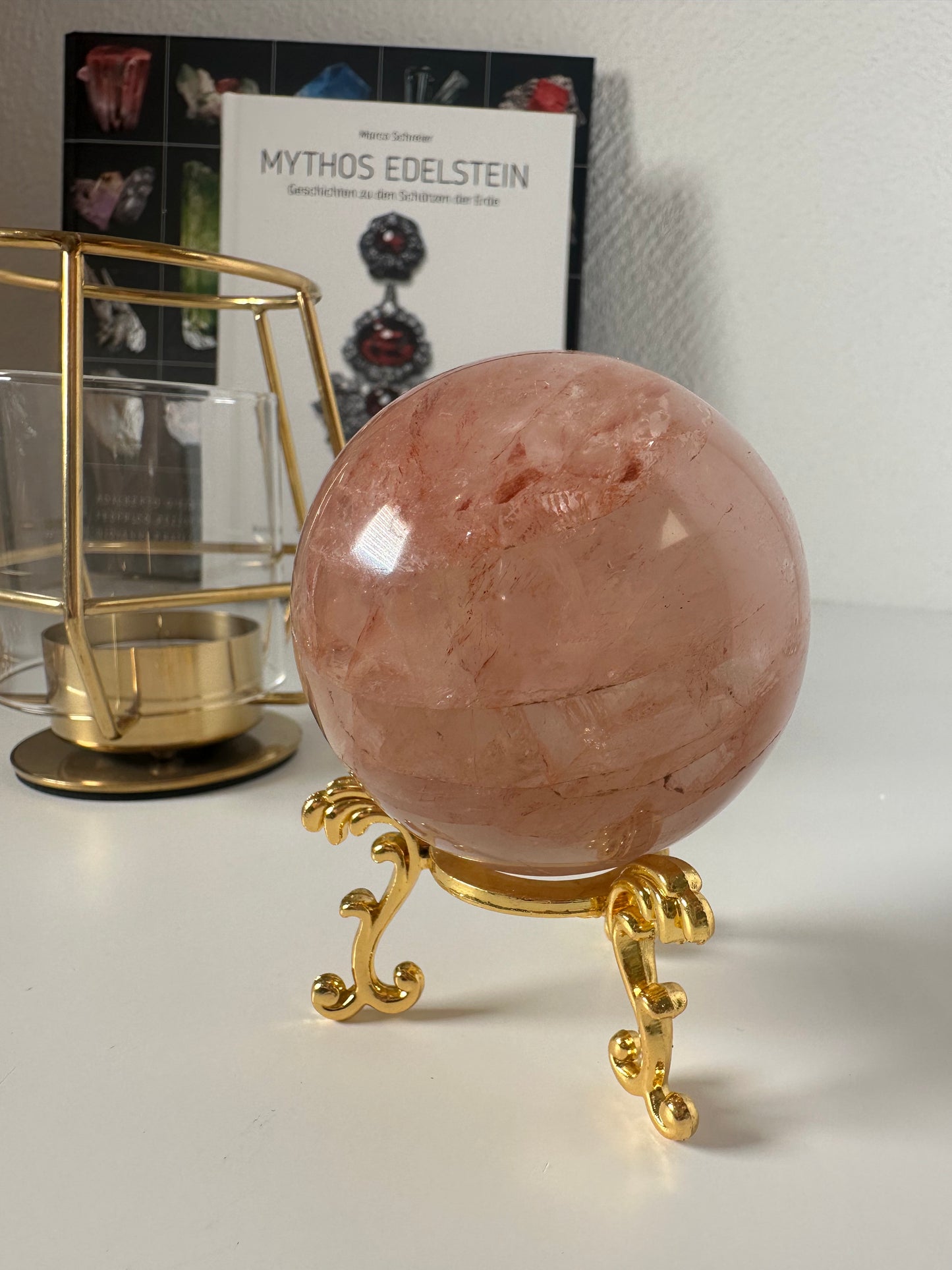 Kugelhalter goldfarben