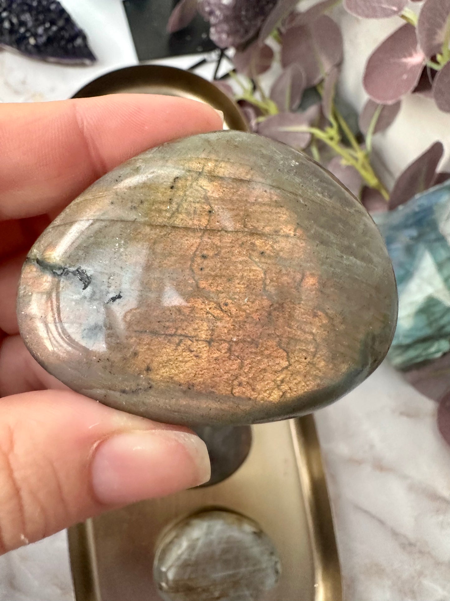 Labradorit Palmstone Handstein