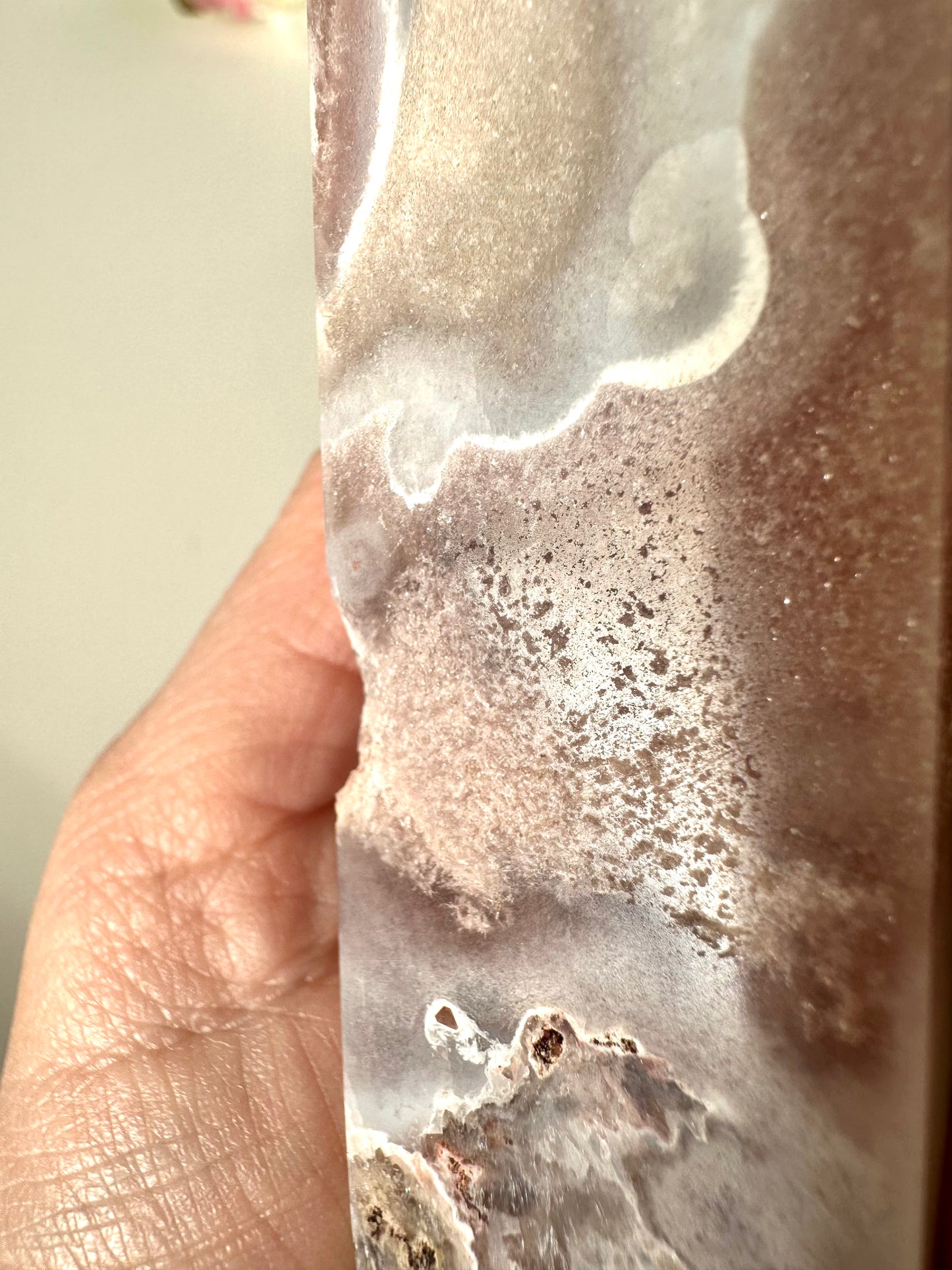 B-Ware Pink Amethyst Turm