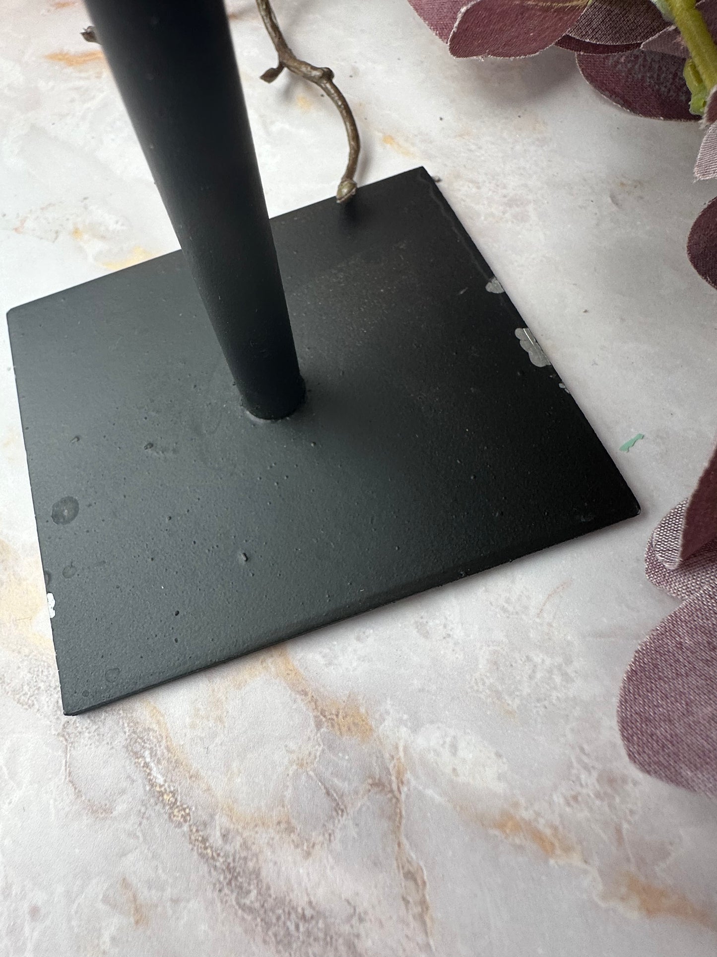 XL Achatscheibe auf Metallständer