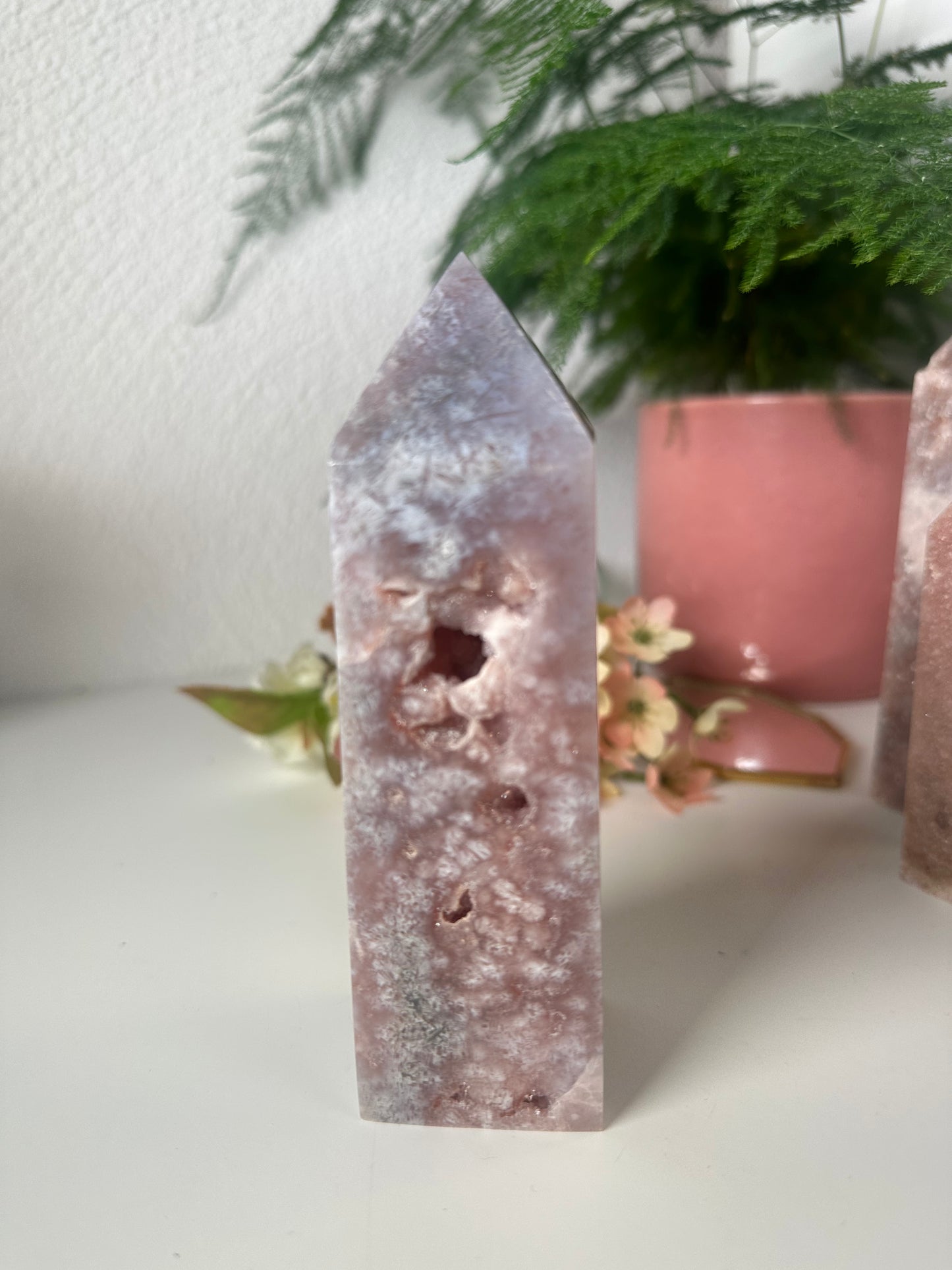 B-Ware Pink Amethyst Turm 59E