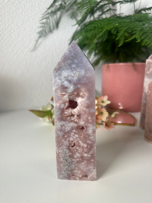 B-Ware Pink Amethyst Turm 59E