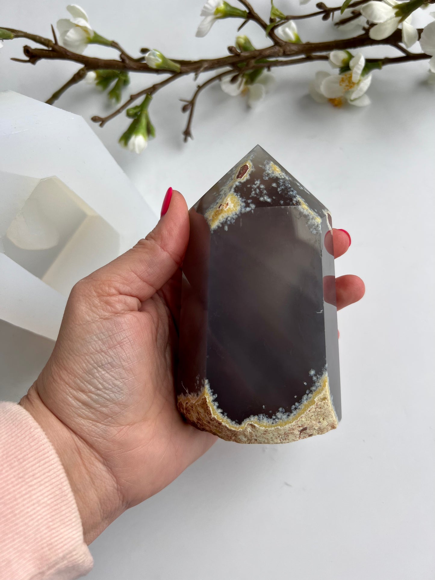 Silikonform Druzy Achat Turm Nr. 3