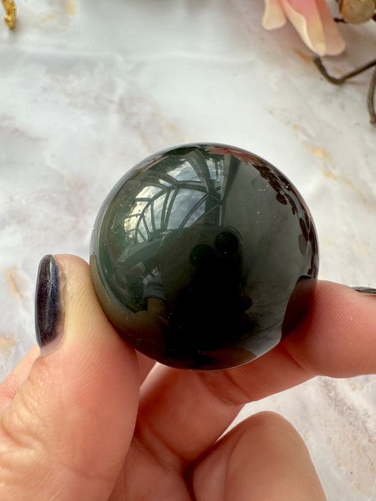 Regenbogen Obsidian Kugel Nr.29I