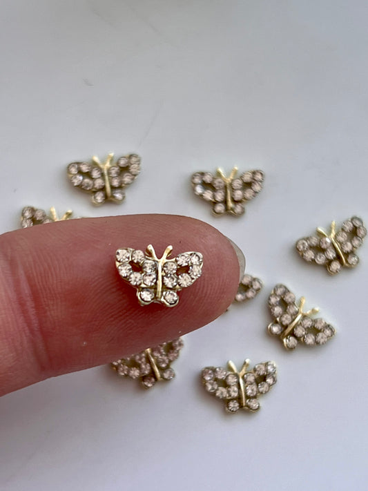 Glitzer Schmetterlinge in Gold für Deine Resin Kunstwerke