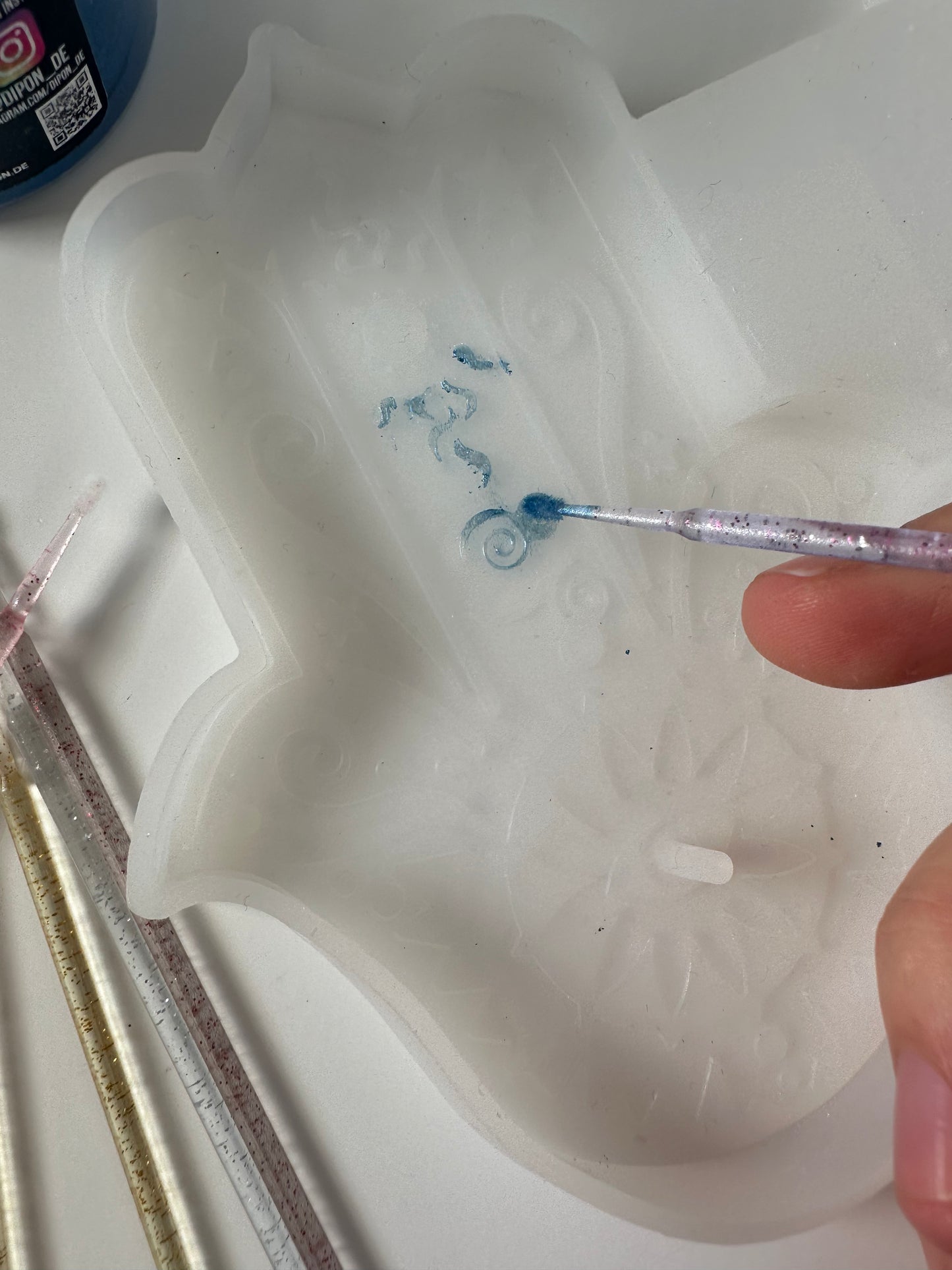 Mini Tupfer zum Auftragen von Pigment