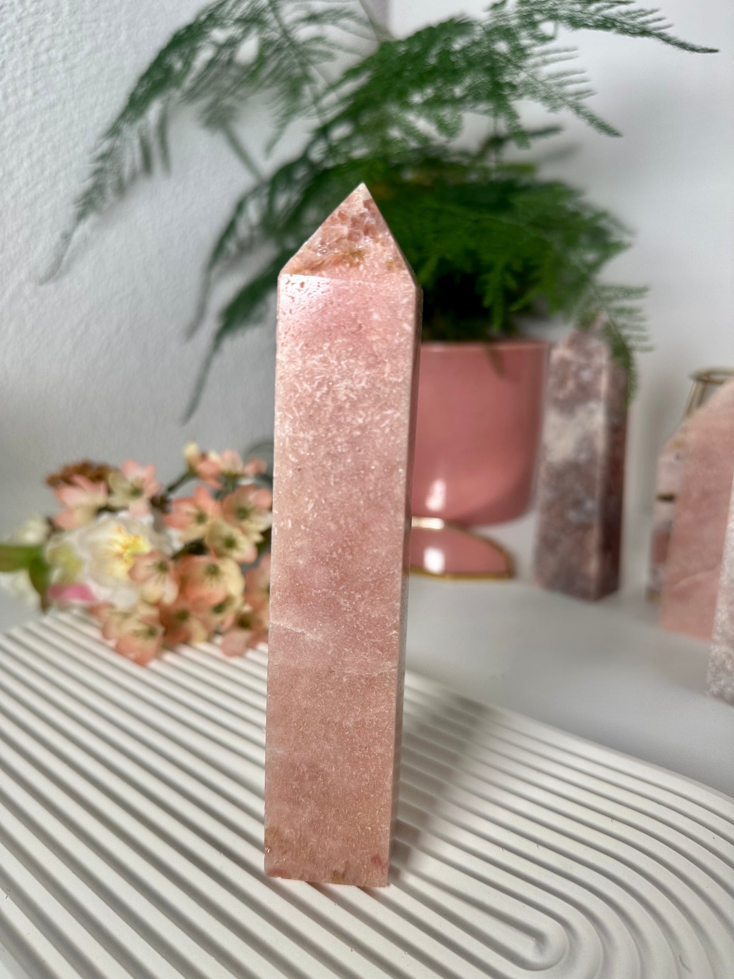 B-Ware Pink Amethyst Turm 42A