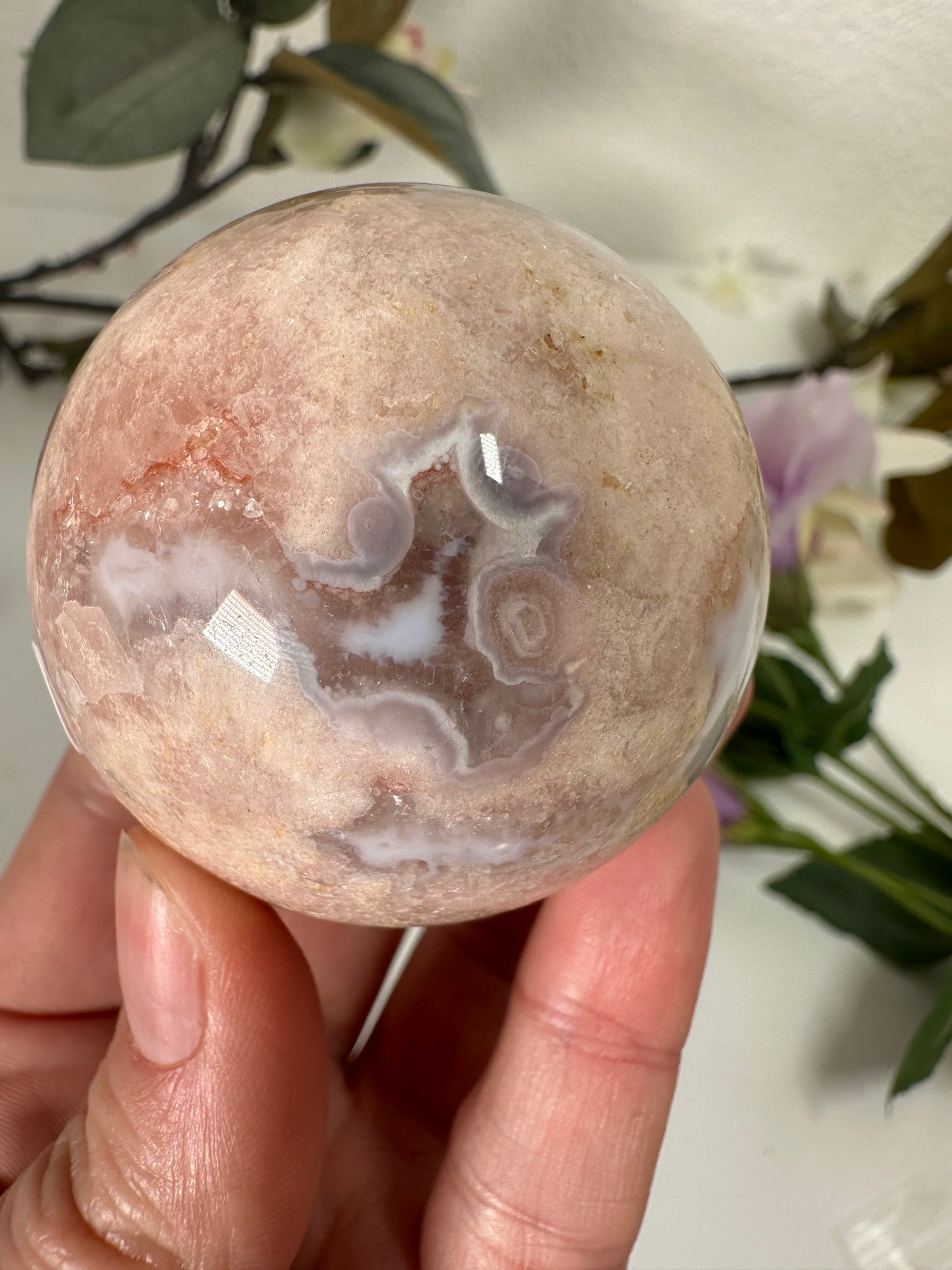 Pink Amethyst Kugel 56A