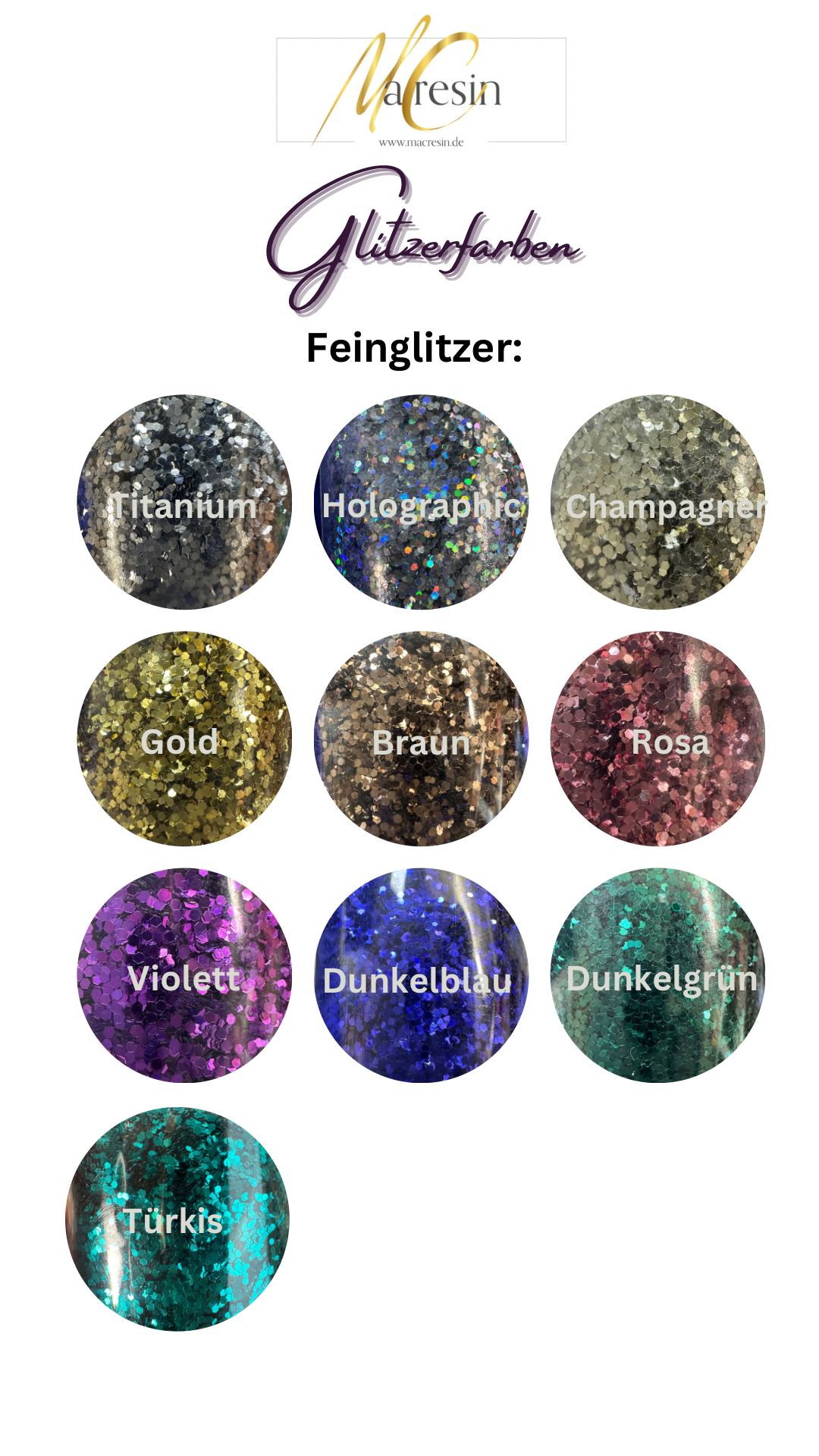 MirrorMädels - Mini Glitzer Spiegel Anhänger Blume Mond Herz Schmetterling Taschenanhänger