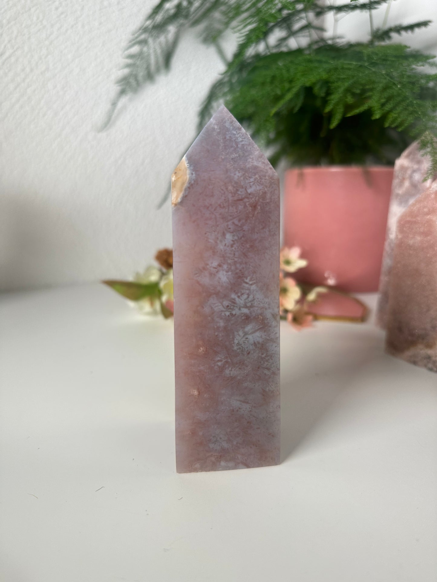 B-Ware Pink Amethyst Turm 59E