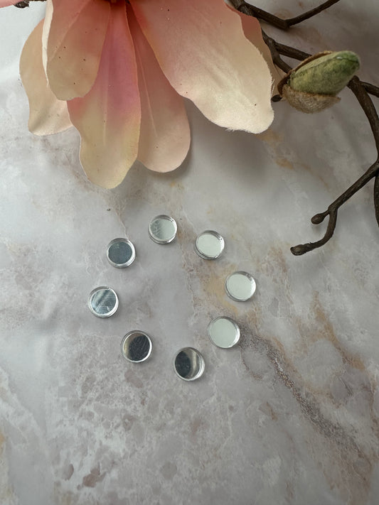 Acryl Punkte silber zur Uhrenherstellung