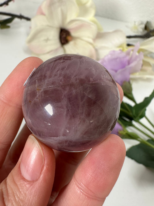 Lavendel Rosenquarz Kugel 27F