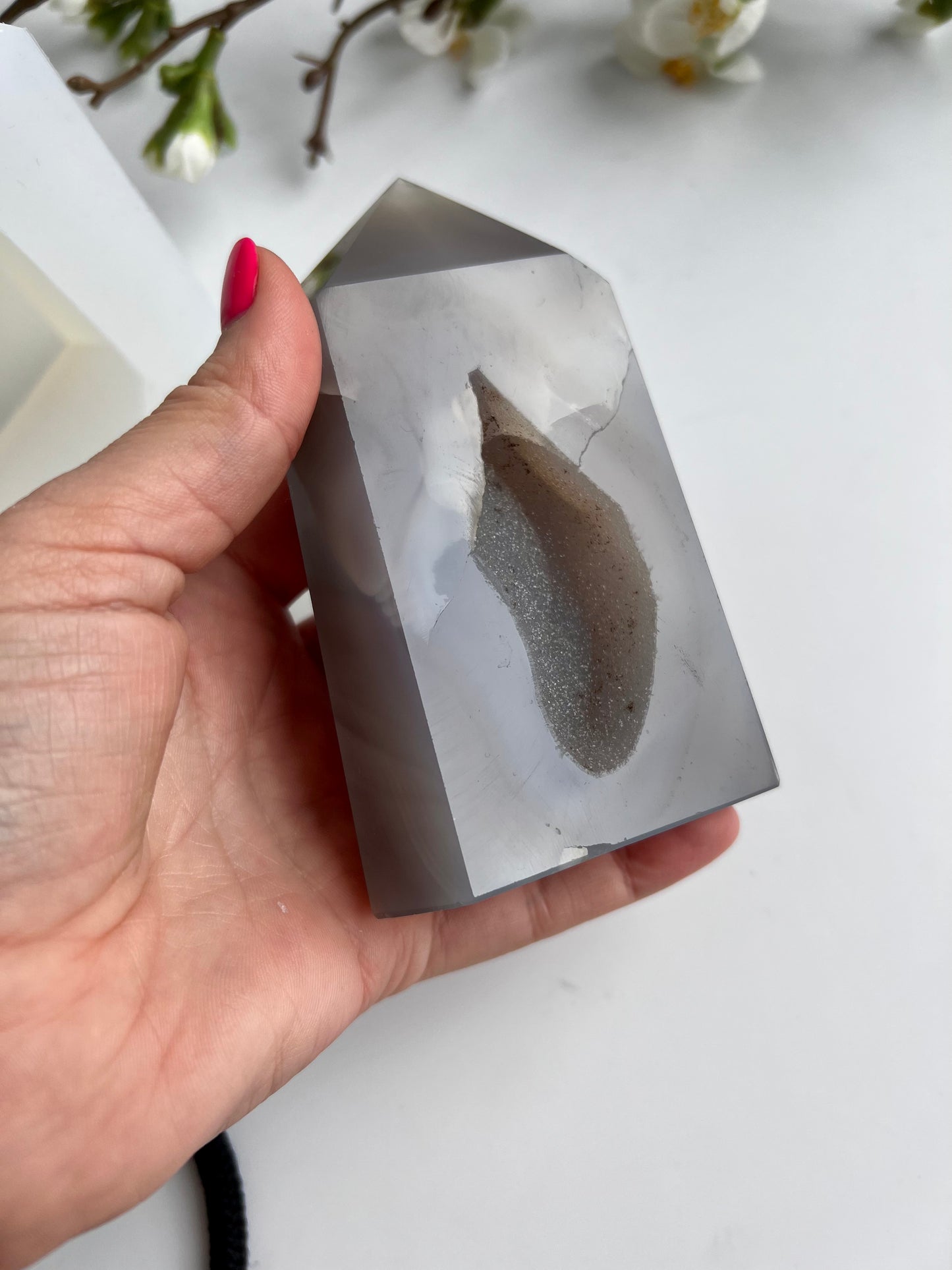 Silikonform Druzy Achat Turm Nr. 3